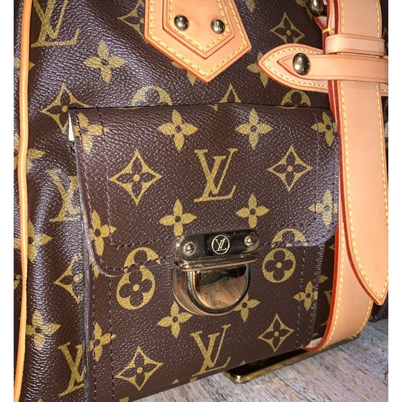 Authentic Louis Vuitton LV Monogram Manhattan GM Shoulder Tote Bag - Picture 3 of 16